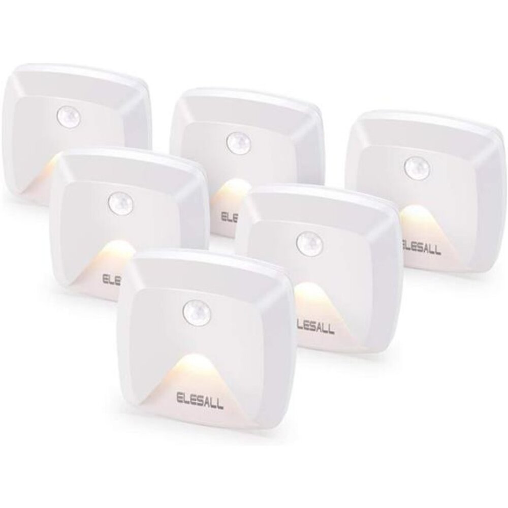 Motion Sensor Lights, Warm White LED Night Light, Stick-Anywhere Stair Lights